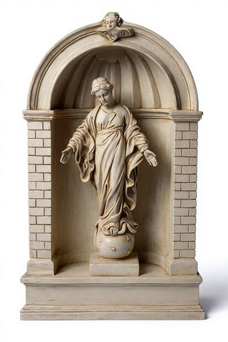 Med.Shrine For 24" Grotto Stat Statue - 38-inch