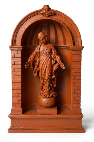 Med.Shrine For 24" Grotto Stat Statue - 38-inch