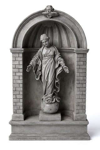 Med.Shrine For 24" Grotto Stat Statue - 38-inch