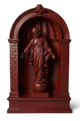 Med.Shrine For 24" Grotto Stat Statue - 38-inch