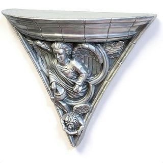 Gothic Angel Bracket — Silver finish