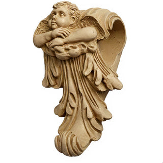 Cherub Drapery Bracket - 8-inch — Dusted Sand finish