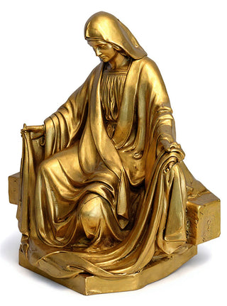 MARY SITTING FOR LIFESIZE SET Statue - 45-inch