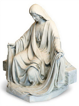 MARY SITTING FOR LIFESIZE SET Statue - 45-inch
