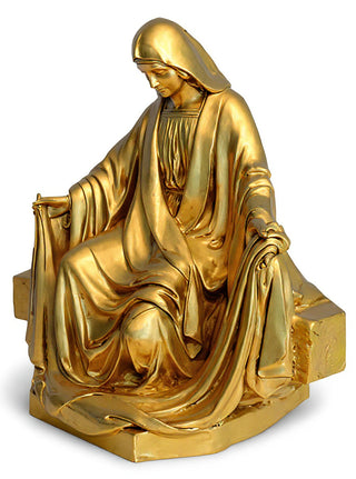 MARY SITTING FOR LIFESIZE SET Statue - 45-inch