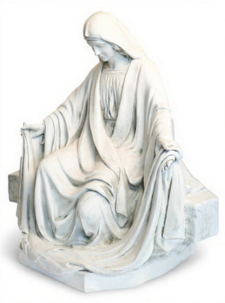 MARY SITTING FOR LIFESIZE SET Statue - 45-inch