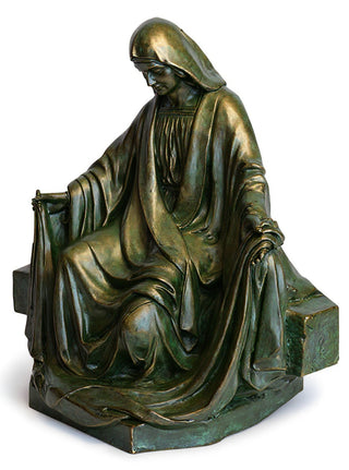 MARY SITTING FOR LIFESIZE SET Statue - 45-inch