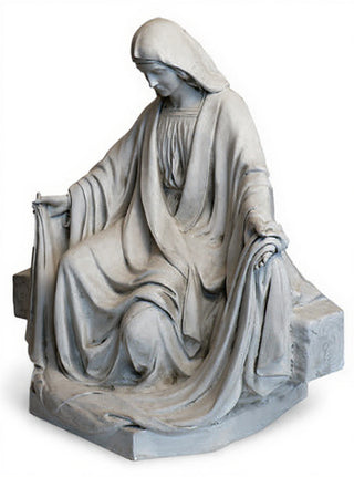 MARY SITTING FOR LIFESIZE SET Statue - 45-inch