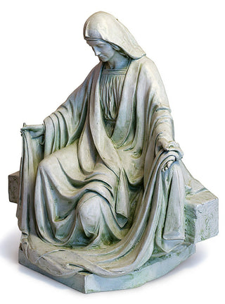 MARY SITTING FOR LIFESIZE SET Statue - 45-inch