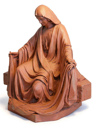 MARY SITTING FOR LIFESIZE SET Statue - 45-inch