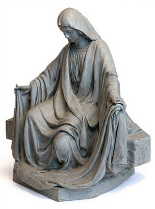MARY SITTING FOR LIFESIZE SET Statue - 45-inch
