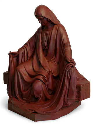 MARY SITTING FOR LIFESIZE SET Statue - 45-inch