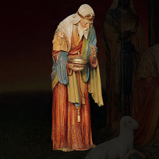 SAINT BALTHAZAR WISEMAN FOR LI Statue - 51-inch - Realistic Color - Hand-Painted