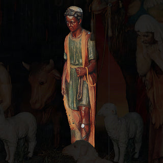 SHEPHERD BOY FOR LIFESIZE SET Statue - 55-inch - Realistic Color - Hand-Painted