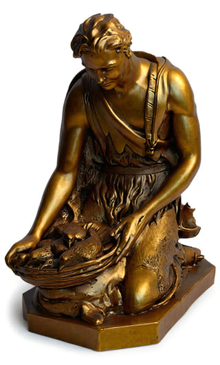 SHEPHERD KNEELING FOR LIFESIZE Statue - 42-inch