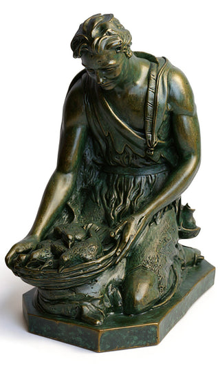 SHEPHERD KNEELING FOR LIFESIZE Statue - 42-inch