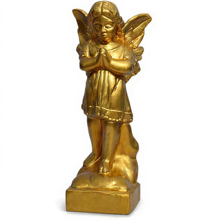 Praying Angel Statue - 19-inch — Antique Gold finish