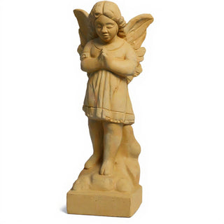 Praying Angel Statue - 19-inch — Dusted Sand finish