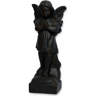 Praying Angel Statue - 19-inch — Iron finish
