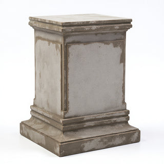 Rectangular Panel Pedestal - 30-inch — Antique Stone finish