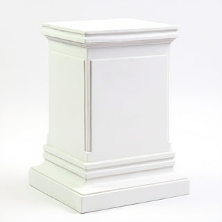 Rectangular Panel Pedestal - 30-inch — Flat White finish
