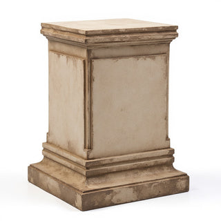 Rectangular Panel Pedestal - 30-inch — Gothic Stone finish