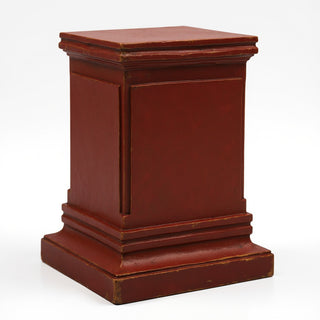 Rectangular Panel Pedestal - 30-inch — Rust finish