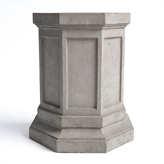 Eight Sided Pedestal - 30-inch — Old Stone finish