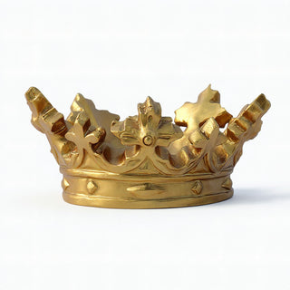 Crown of Madonna Candleholder — Antique Gold finish