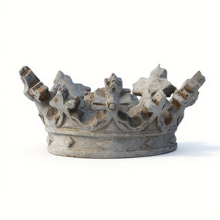 Crown of Madonna Candleholder — Antique Stone finish