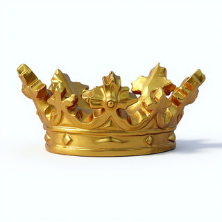 Crown of Madonna Candleholder — Deep Gold finish
