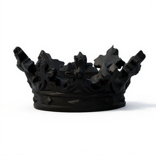 Crown of Madonna Candleholder — Flat Black finish
