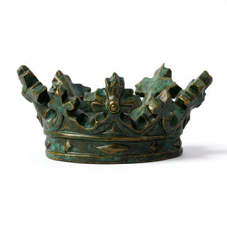Crown of Madonna Candleholder — Green Bronze finish