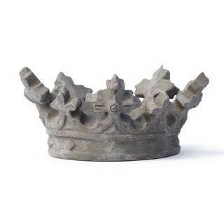 Crown of Madonna Candleholder — Old Stone finish