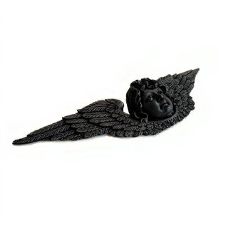 Angel Facade Wall Plaque — Iron finish