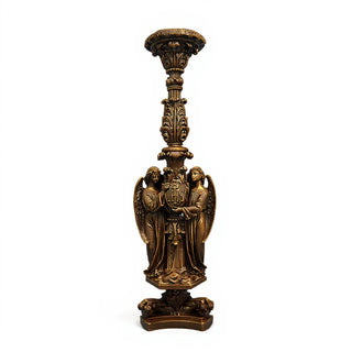 Stevens Giant Candlestick Candleholder - 60.5-inch — Bronze finish