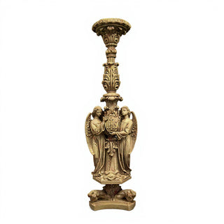 Stevens Giant Candlestick Candleholder - 60.5-inch — Gothic Stone finish