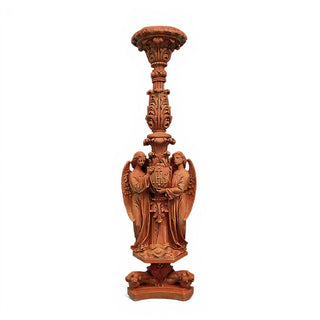 Stevens Giant Candlestick Candleholder - 60.5-inch — Metro finish