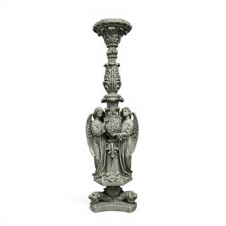 Stevens Giant Candlestick Candleholder - 60.5-inch — Old Stone finish