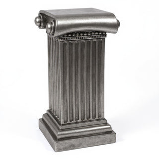 Doral Column Pedestal - 29-inch — Aged Silver finish