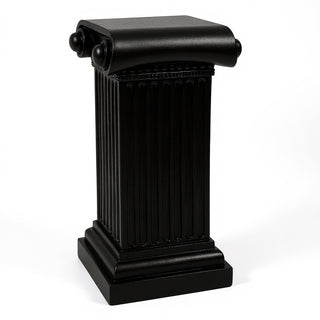 Doral Column Pedestal - 29-inch — Flat Black finish