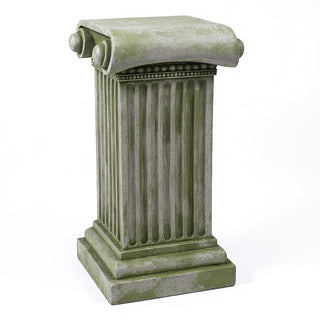 Doral Column Pedestal - 29-inch — Mossy Green finish