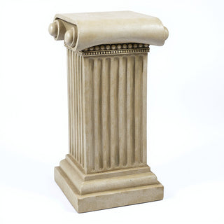 Doral Column Pedestal - 29-inch — Museum Terracotta finish
