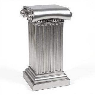 Doral Column Pedestal - 29-inch — Silver finish