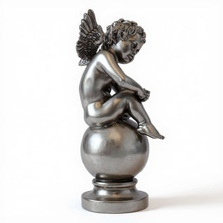 Toni Angel Statue - 16-inch — Aged Silver finish