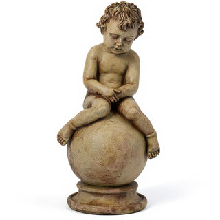 Sleeping Cherub Statue - 18-inch — Gothic Stone finish