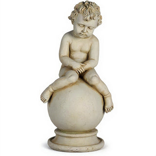Sleeping Cherub Statue - 18-inch — Museum Terracotta finish