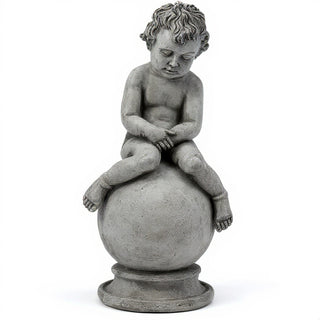 Sleeping Cherub Statue - 18-inch — Old Stone finish