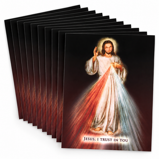 Divine Mercy Jesus Poster Prints - 10-Pack