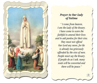 50-Pack - Our Lady Of Fatima Holy Card